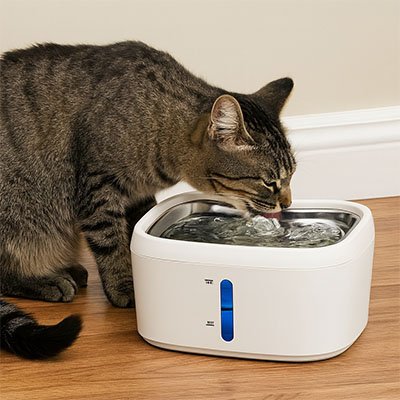 Fontaine à eau Chat pour une eau fraîche