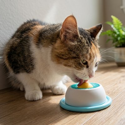 Gamelle Chat anti glouton diminue lâennui, le stress et lâanxiĂ©tĂ©