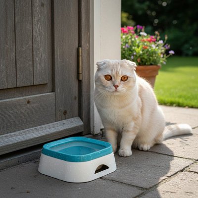 Gamelle eau Chat moderne et simple