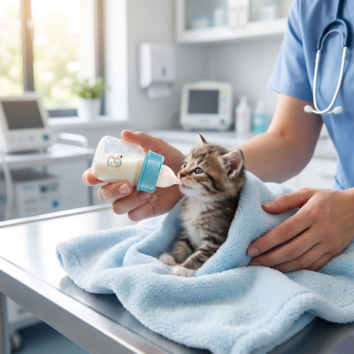 Biberon pour chaton recommandé par un vétérinaire