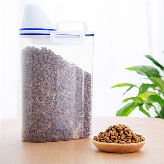 Boite à croquettes pour chat étanche 