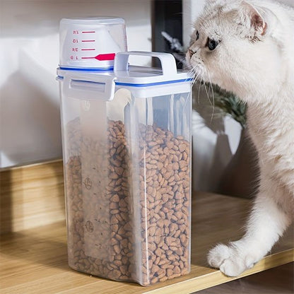 Boite à croquettes pour chat pratique 