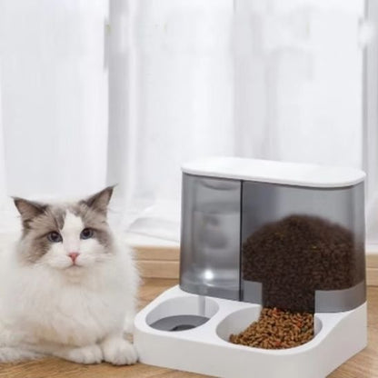 distributeur croquettes chat automatique avec Base antidérapante et stable