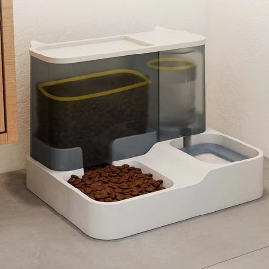 distributeur croquettes chat automatique avec Fenêtres transparentes