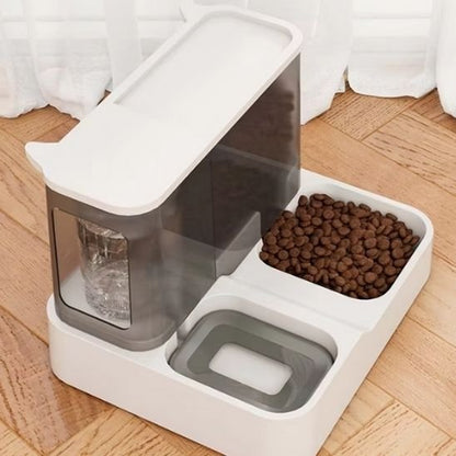 distributeur croquettes chat automatique avec Système 2-en-1 pratique