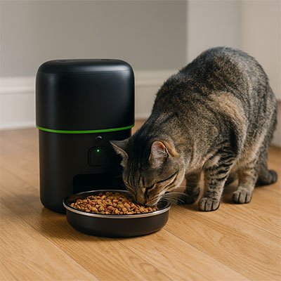 Distributeur de croquettes pour Chat concerve la fraîcheur