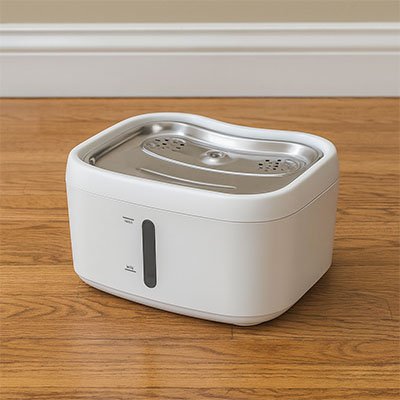 Fontaine à eau Chat Équipée d'un filtre