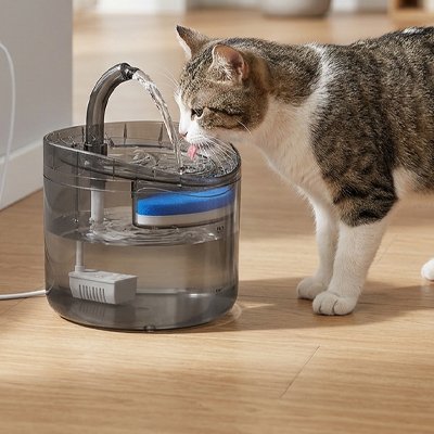Fontaine eau pour Chat à 2 mode de jets d'eau