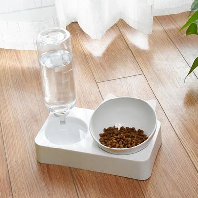 Gamelle Automatique Chat 2 en 1