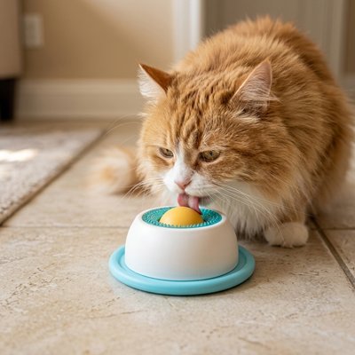 Gamelle Chat anti glouton Encourage l’exploration, le jeu et l’enrichissement