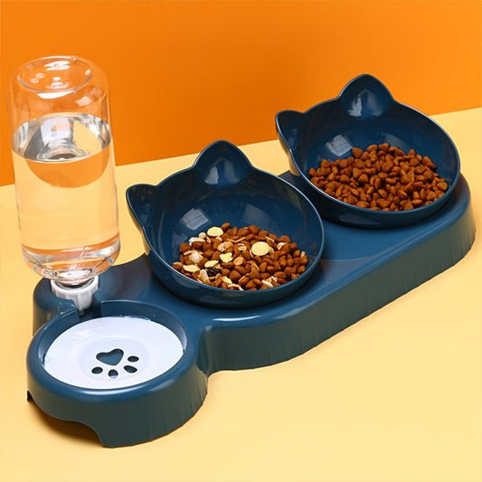 Gamelle chat avec système à siphon