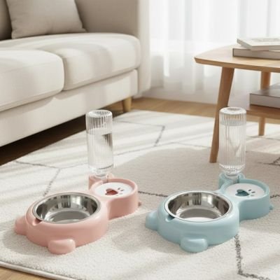 Gamelle chat pour plusieurs chats