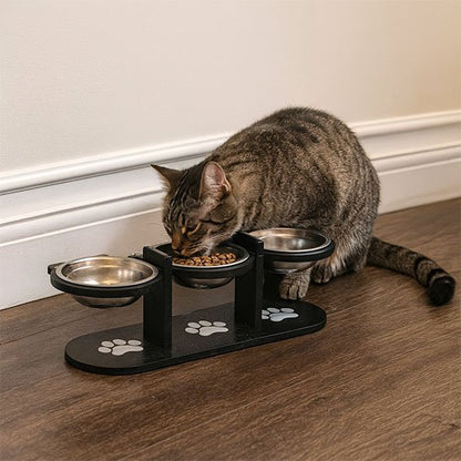 Gamelle Chat surélevée adaptée pour petits chats qui mange