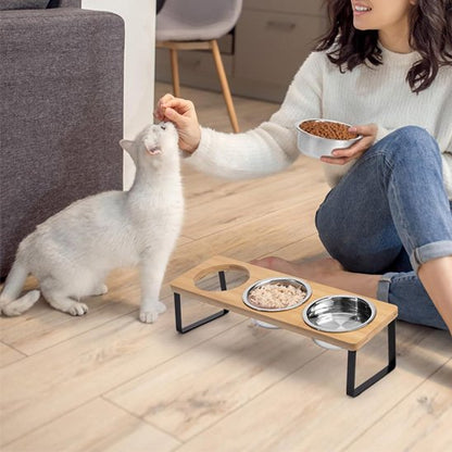 gamelle chat surélevée utilisé pour les friandises de votre Chat
