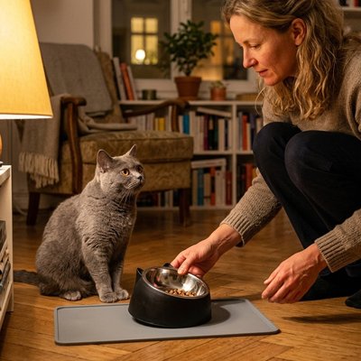 Gamelle pour Chat adapté pour tout type de nourriture