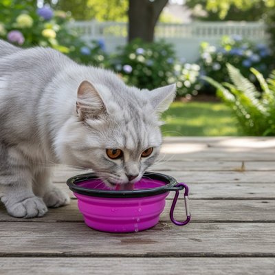 Gamelle pour chat offrant une polyvalence alimentaires