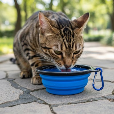 Gamelle pour chat  résistant à une utilisation quotidienne