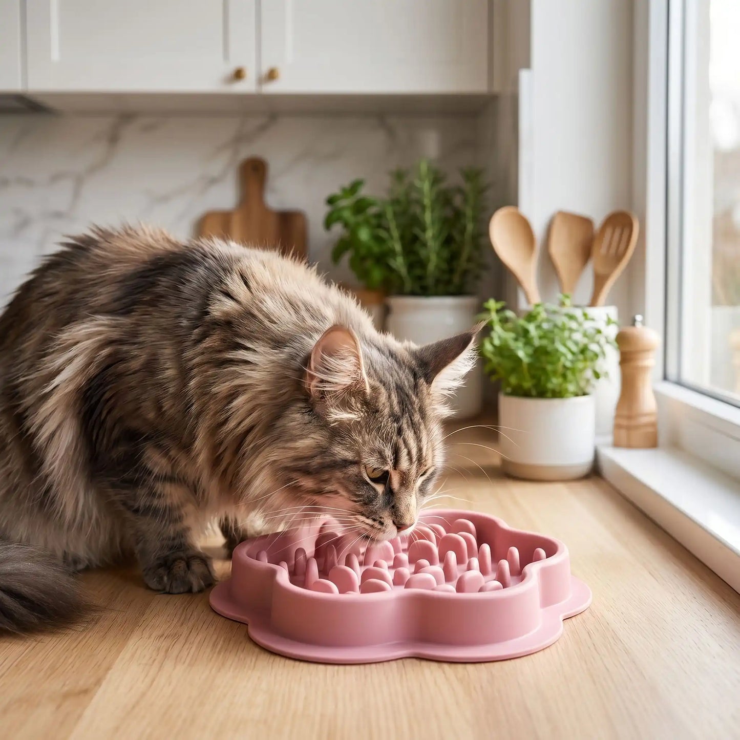 gamelles anti glouton chat pour éviter les problèmes gastrique