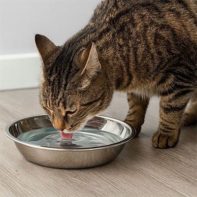 Gamelles chaton sans déversements de nourriture