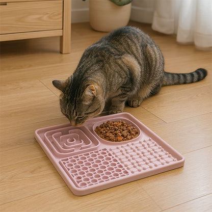 Tapis de lechage chat pour faciliter la digestion